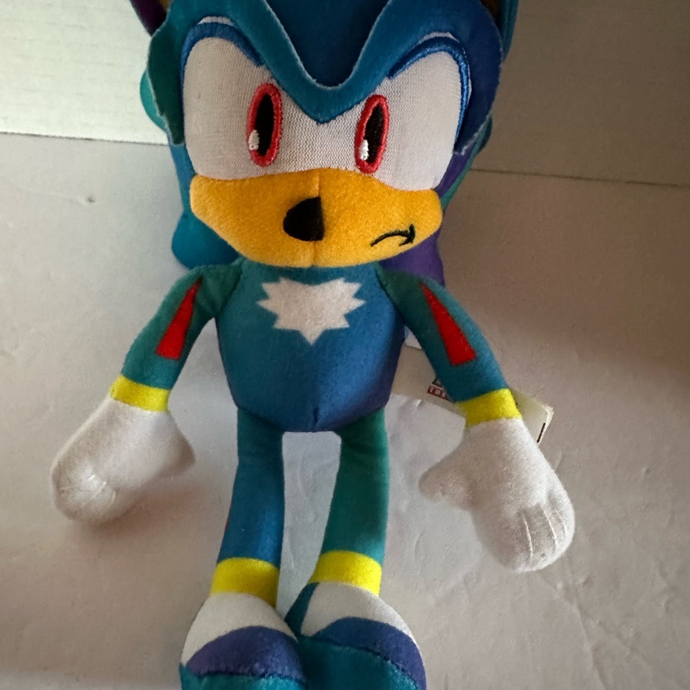 Sonic the Hedgehog Plush Toy - Blue and White